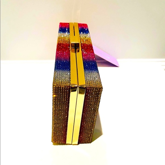 Brand new JILL & ALLY Rhinestone Embellished Convertible Clutch - Picture 4 of 7